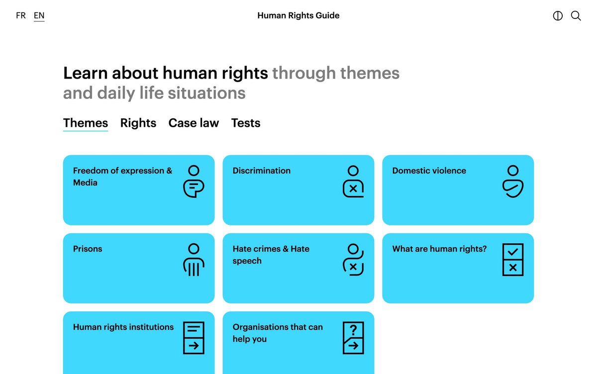 Light-blue theme tiles
